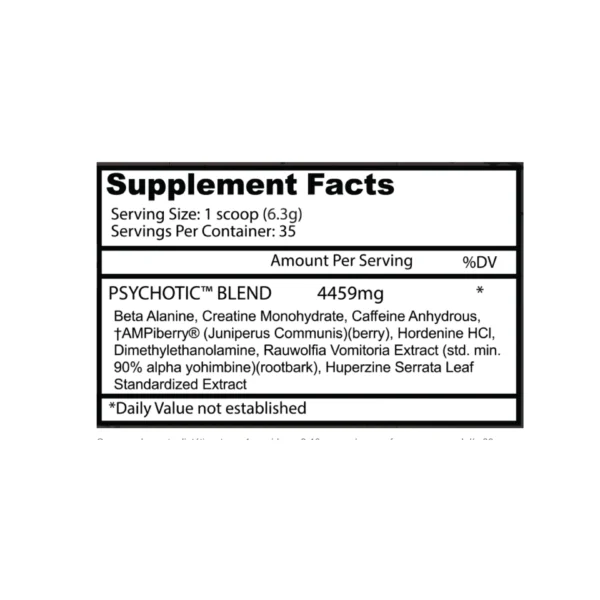 Insane Labs Psychotic Rojo 35 Serv - Image 2