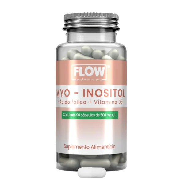 Myo Inositol 90 cápsulas 500 mg Flow