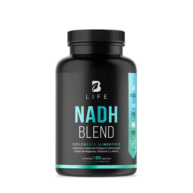 NADH con Magnesio y Colágeno | 180 cápsulas